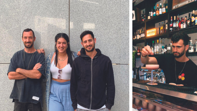 בברלי. עדן (מימין), מור ויריב. "לא נסגור בחיים"