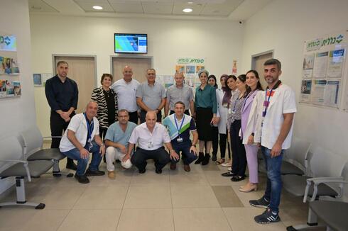 סיור מנכ"ל כללית בחיפה ובי"ח כרמל ורמב"ם