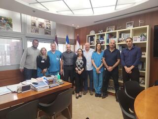 ביקור מנהל המחוז בכללית ברמבם