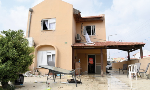 ביתה של משפחת אדרי אחרי מתקפת המחבלים