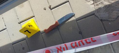הסכין ששימש את מבצע הפיגוע